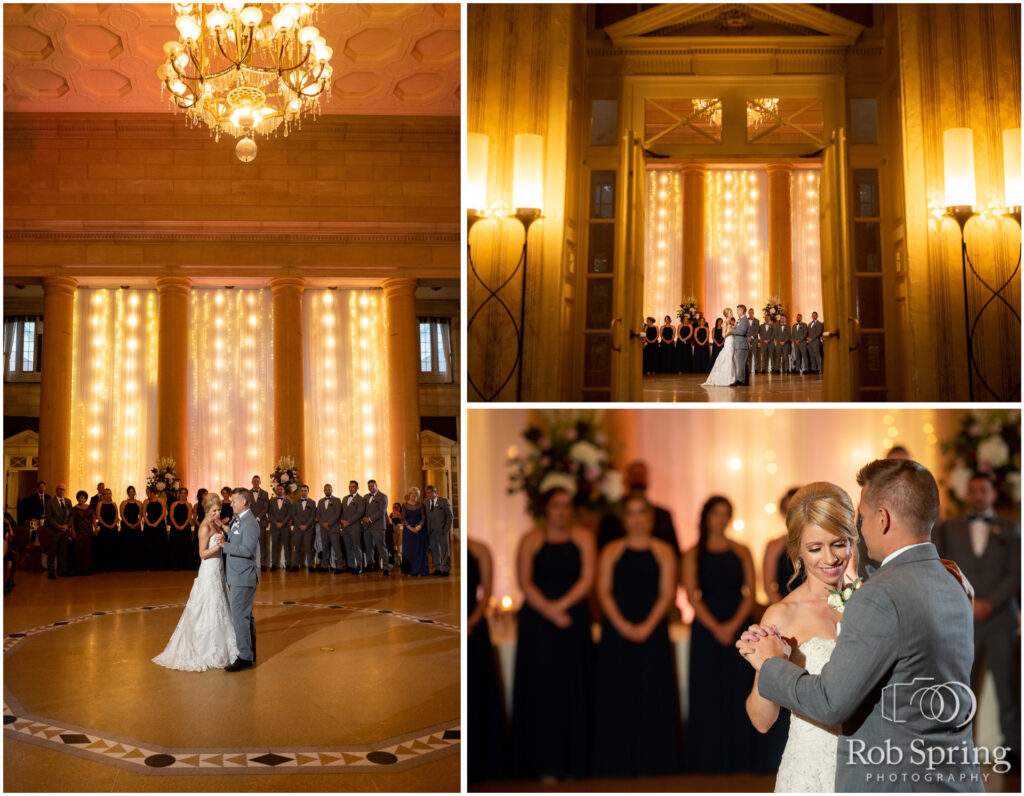 First Dance, Hall of Springs, Bride and Groom, Happy, Love, Twinkle Lights